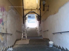 Il sottopasso in via Emilio Bianchi