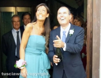 Il matrimonio del sindaco Sergio Caci