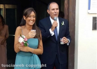 Il matrimonio del sindaco Sergio Caci