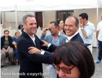 Il matrimonio del sindaco Sergio Caci