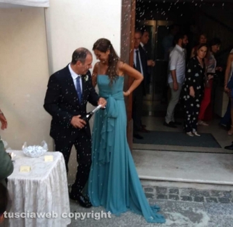 Il matrimonio del sindaco Sergio Caci
