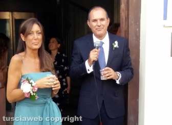 Il matrimonio del sindaco Sergio Caci