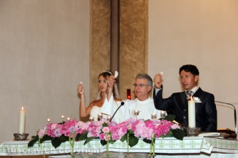 Il matrimonio dell\'assessora Troncarelli con Francesco Taratufolo