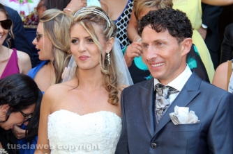Il matrimonio dell\'assessora Troncarelli con Francesco Taratufolo