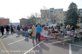 Viterbo - Il mercato del sabato al Carmine