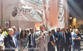 Santa Rosa - Minimacchina del centro storico - "Eterna" sfila alla presenza del ministro della cultura Alessandro Giuli