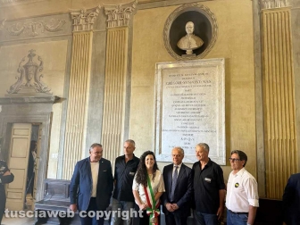 Il ministro dell’Interno Matteo Piantedosi a Viterbo