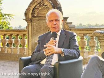 Il ministro dell’Interno Matteo Piantedosi a Viterbo