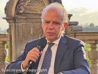 Viterbo - Il ministro dell’Interno Matteo Piantedosi