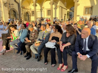 Il ministro dell’Interno Matteo Piantedosi a Viterbo