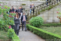 Il ministro Dario Franceschini a Villa Lante