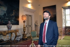 Il ministro Dario Franceschini a Villa Lante