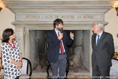 Il ministro Dario Franceschini a Villa Lante