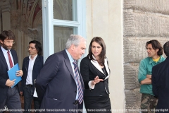 Il ministro Dario Franceschini a Villa Lante