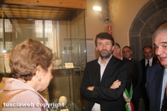 Il ministro Franceschini alla sala dei Cavalli alati