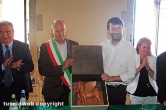 Il ministro Franceschini alla sala dei Cavalli alati