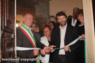 Il ministro Franceschini alla sala dei Cavalli alati
