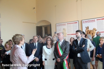 Il ministro Franceschini alla sala dei Cavalli alati