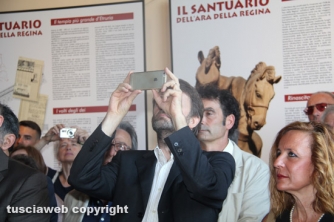 Il ministro Franceschini alla sala dei Cavalli alati