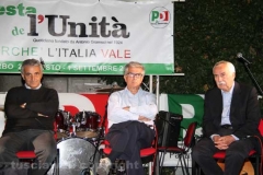 Il ministro Gaetano Quagliariello alla festa dell\'Unità