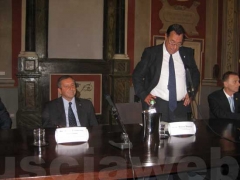Il ministro Profumo in visita all\'università della Tuscia