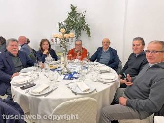 Il ministro Salvini alla cena della Lega