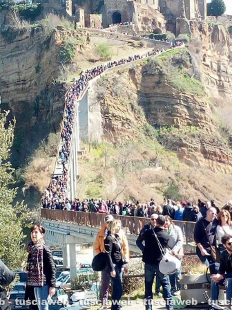 Weekend di Pasqua - 40mila visitatori a Civita di Bagnoregio