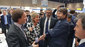 Londra - Francesco Bigiotti e Dario Franceschini alla Fiera internazionale del turismo