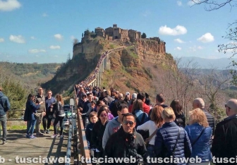 Weekend di Pasqua - 40mila visitatori a Civita di Bagnoregio