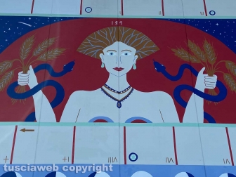 Il murale dell'istituto Farnese-Canonica