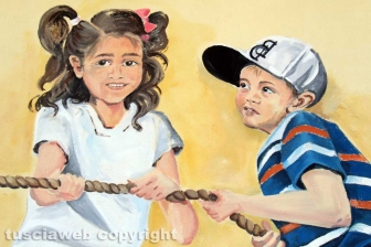 Il murales a Sant'Angelo di Roccalvecce