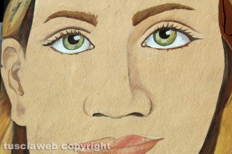 Il murales a Sant'Angelo di Roccalvecce