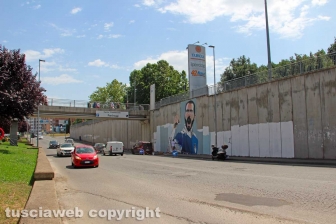 Il murale dedicato a Leonardo Bonucci
