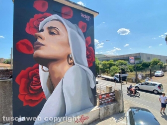Il murales "La tua Rosa"
