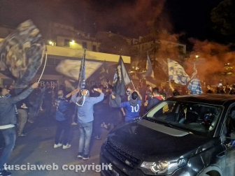 Viterbo - Il Napoli è campione d'Italia, al Sacrario scatta la festa scudetto