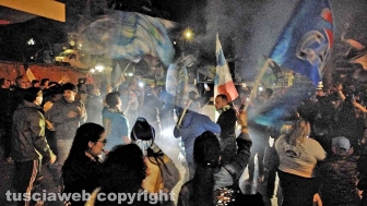Viterbo - Il Napoli è campione d'Italia, al Sacrario scatta la festa scudetto