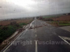 Il nubifragio nella Tuscia - Le immagini della zona di Tarquinia