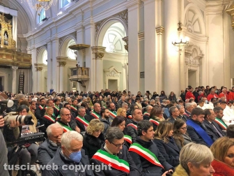 Civita Castellana - L’insediamento del nuovo vescovo Marco Salvi in diocesi - La folla presente