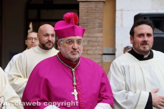 Il vescovo di Civita Castellana Marco Salvi