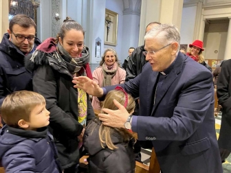 Il nuovo vescovo Piazza in visita a Santa Rosa, alla Quercia, al carcere e a Villa Rosa