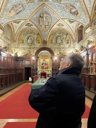 Il nuovo vescovo Piazza in visita a Santa Rosa, alla Quercia, al carcere e a Villa Rosa