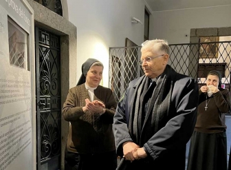 Il nuovo vescovo Piazza in visita a Santa Rosa, alla Quercia, al carcere e a Villa Rosa
