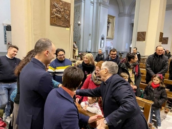 Il nuovo vescovo Piazza in visita a Santa Rosa, alla Quercia, al carcere e a Villa Rosa