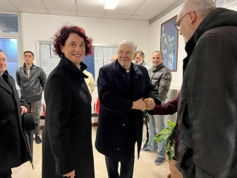 Il nuovo vescovo Piazza in visita a Santa Rosa, alla Quercia, al carcere e a Villa Rosa
