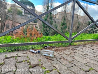 Il parcheggio del Sacrario