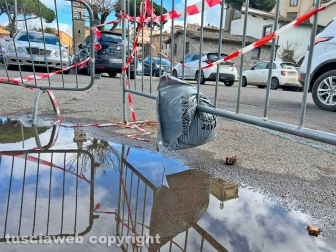 Il parcheggio del Sacrario