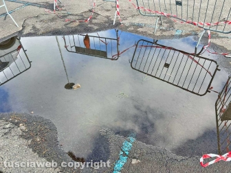 Il parcheggio del Sacrario