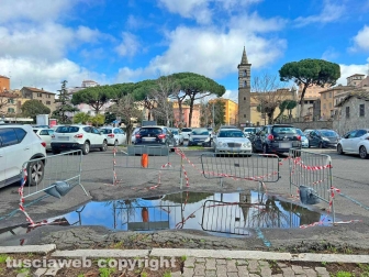 Il parcheggio del Sacrario