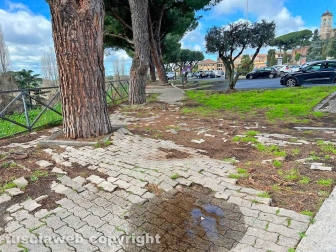 Il parcheggio del Sacrario
