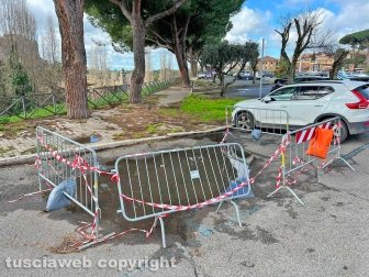 Il parcheggio del Sacrario